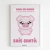 Affiches sur la gentillesse - Le club des gentils !