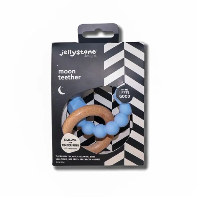 Anneau de dentition bleu soft