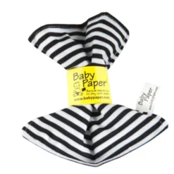 Baby Paper - Rayures Noires/Blanches