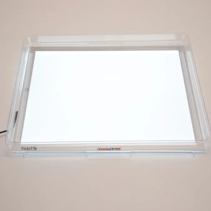 Bac d'exploration pour table lumineuse Tickit