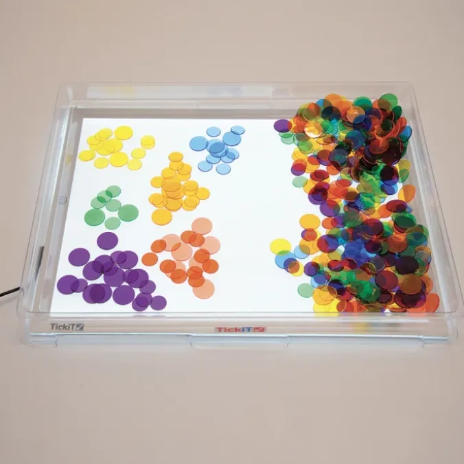 Bac d'exploration pour table lumineuse Tickit