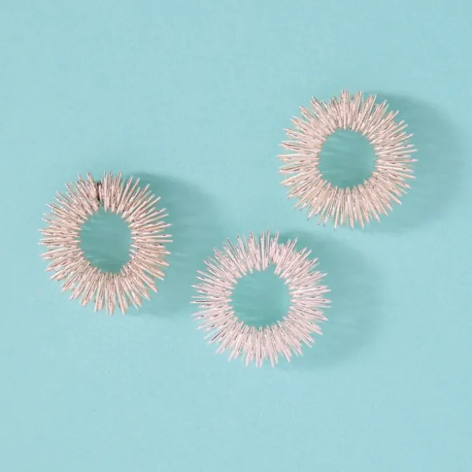 Bagues d'acupression - lot de 10