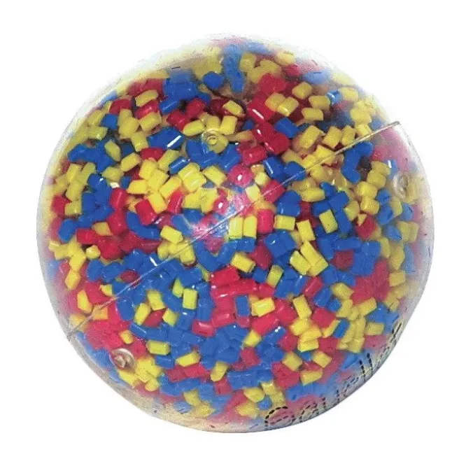 Balle à grains multicolores