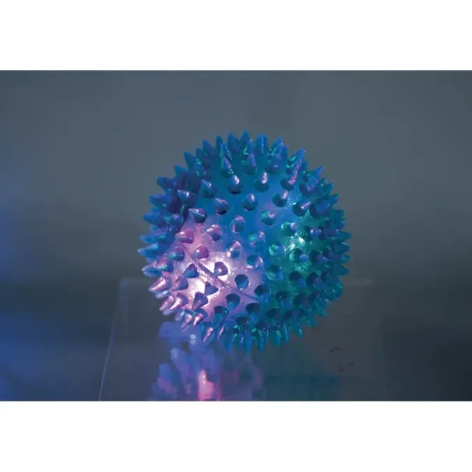 Balle lumineuse à picots
