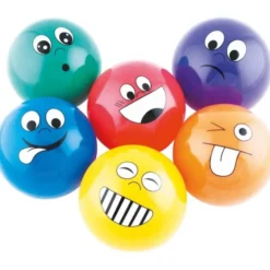 Balles expressions par 6 - Petites - 10 cm