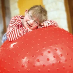 Ballon à picots 100 cm - rouge
