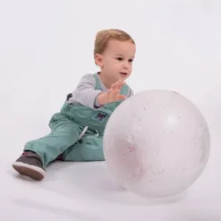 Ballon transparent confettis