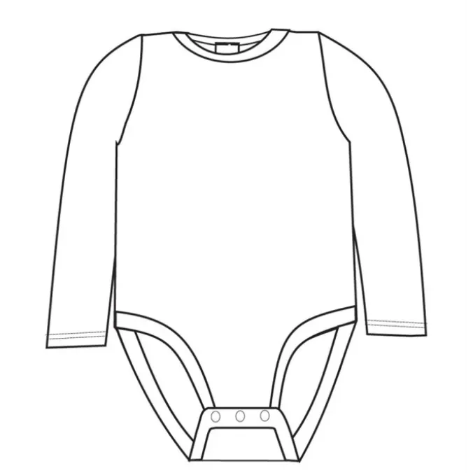 Body tee-shirt manches longues - Gris