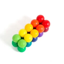 Boules jumbly arc-en-ciel