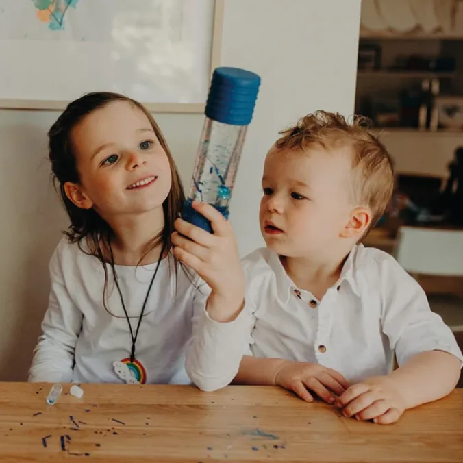 Bouteille apaisante DIY bleue