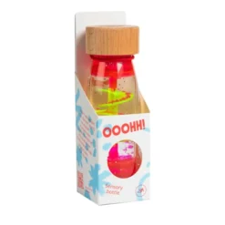 Bouteille sensorielle spirale rose