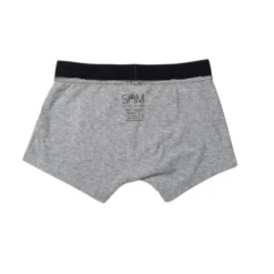 Boxers garçon ultra doux gris - Lot de 2