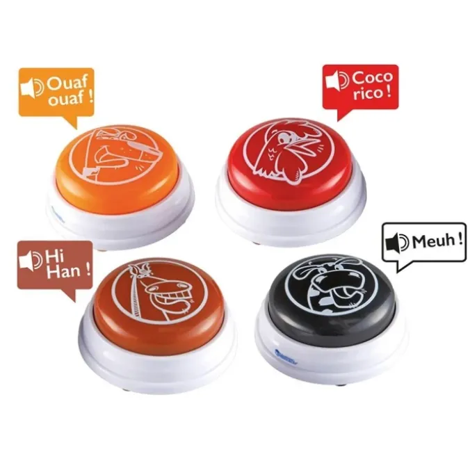Buzzers sonores - Animaux de la ferme