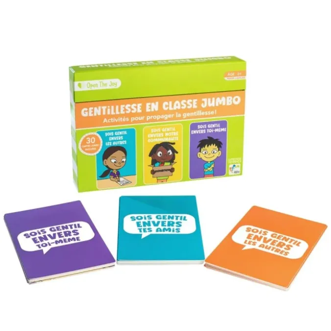 Cartes de gentillesse en classe jumbo