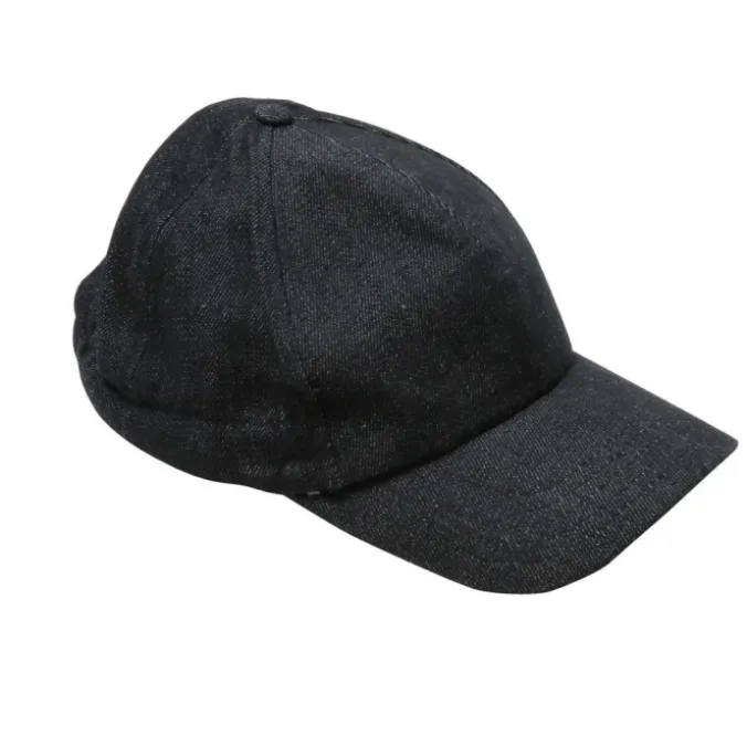 Casquette denim lestee