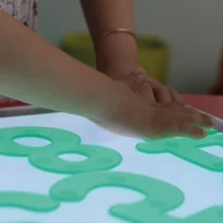 Chiffres silicone colorés