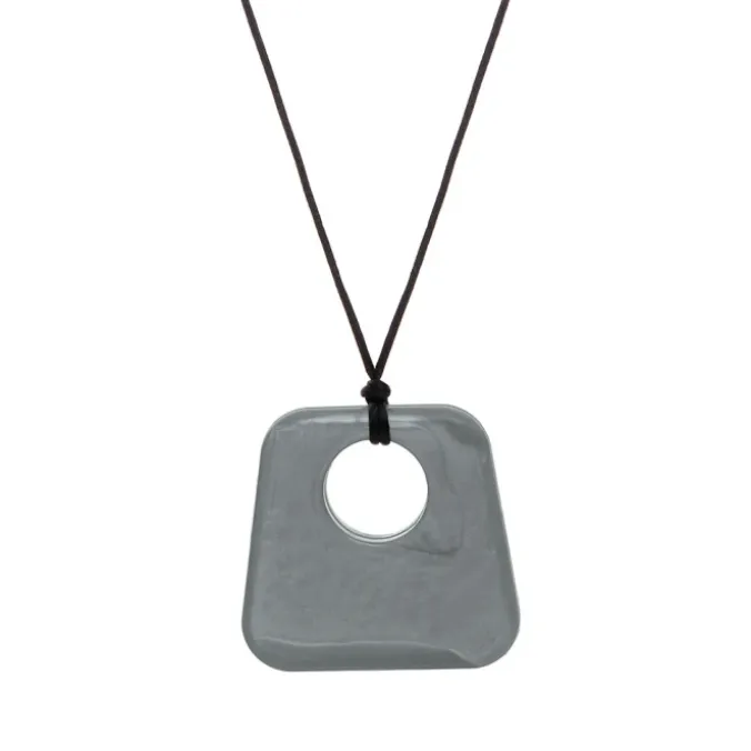 Collier jazz - Gris argenté