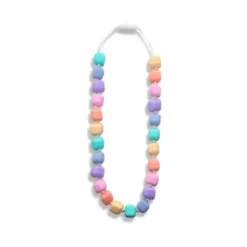 Collier princesse et le pois arc-en-ciel - pastel