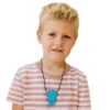 Collier robot bleu hawaiien