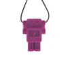 Collier robot raisin violet