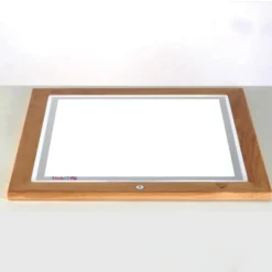 Console bois avec table lumineuse