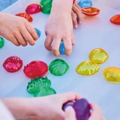 Coquillages multicolores tactiles par 108