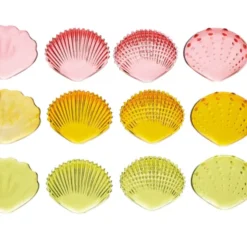 Coquillages multicolores tactiles par 108
