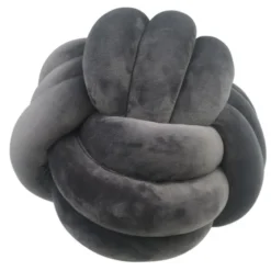 Coussin nœud - Gris