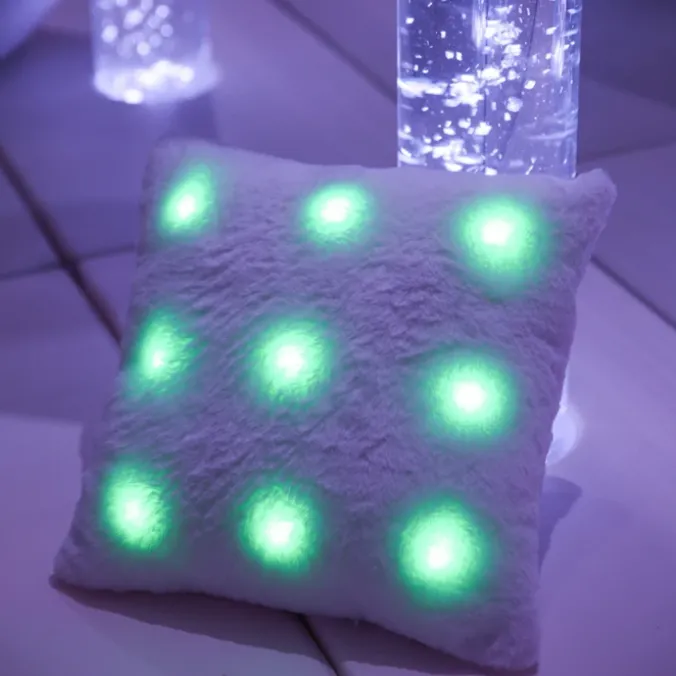 Coussin sensoriel lumineux
