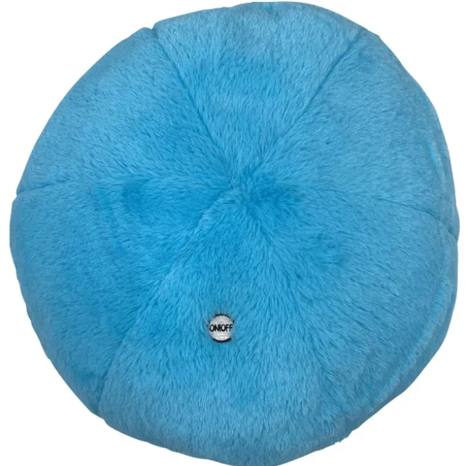 Coussin sensoriel vibrant rond - Bleu