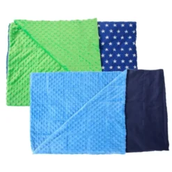 Couverture lestée - 90 x 120 cm - 3 kg - bleu