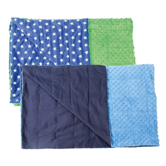Couverture lestée - 90 x 120 cm - 2 kg - bleu