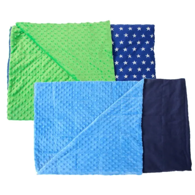 Couverture lestée - 90 x 120 cm - 2 kg - bleu