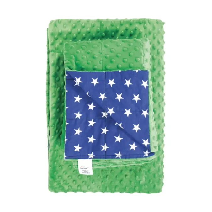 Couverture lestée - 90 x 120 cm - 1 kg - vert