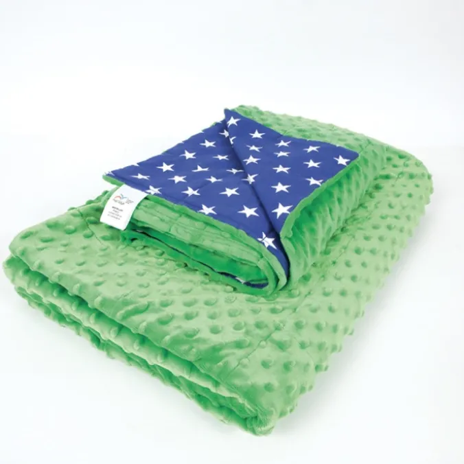 Couverture lestée - 90 x 120 cm - 2 kg - vert