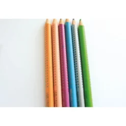 Crayons de couleur jumbo grip x 12