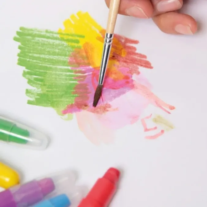 Crayons de couleur smoothy par 6