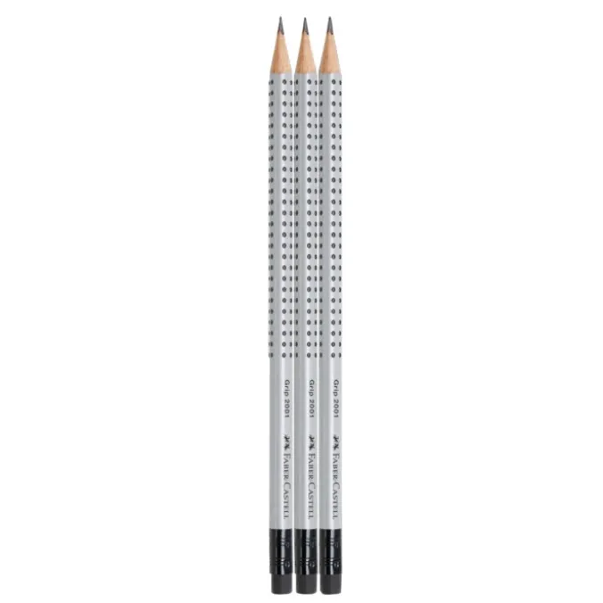 Crayons à papier GRIP 2001 HB avec gomme intégrée par 3