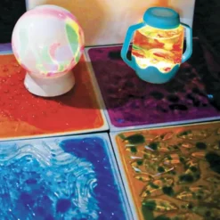 Dalles texturées souples - lot de 4