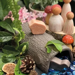 Décors petit tronc d'arbre
