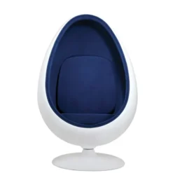 Fauteuil oeuf bleu