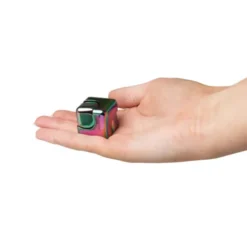 Fidget cube métallique rotatif