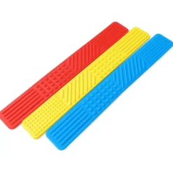 Fidget marque-pages tactiles - Rouge/Bleu/Jaune