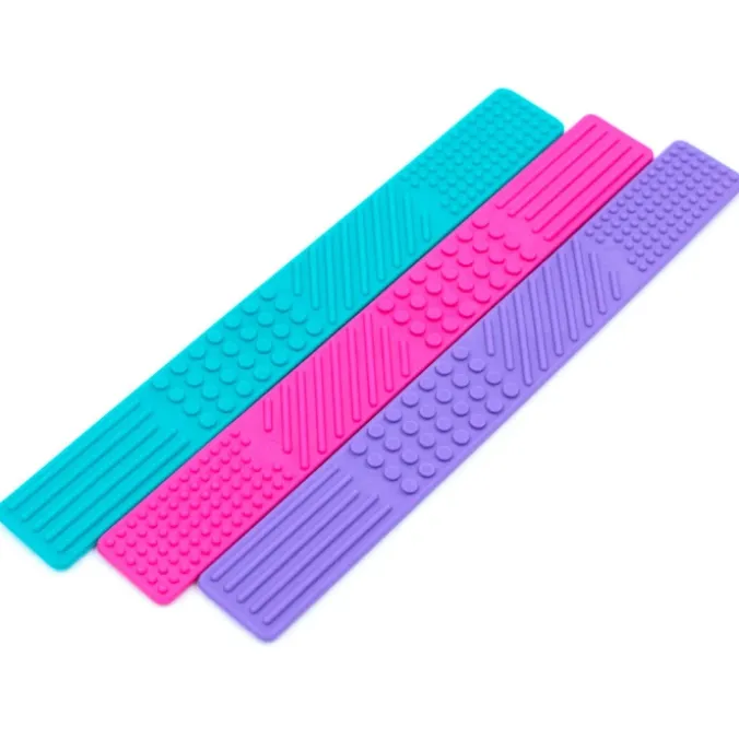 Fidget marque-pages tactiles - Rose/Lavande/Turquoise