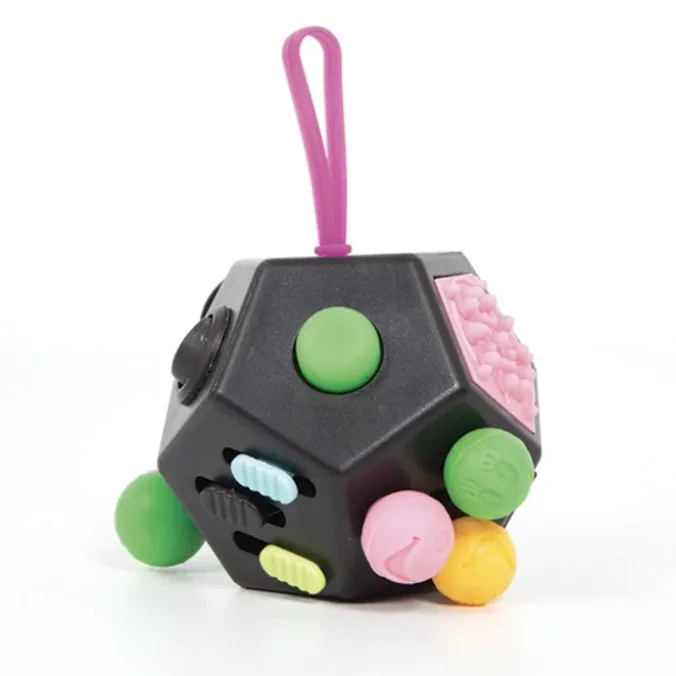 Fidget pentagone noir