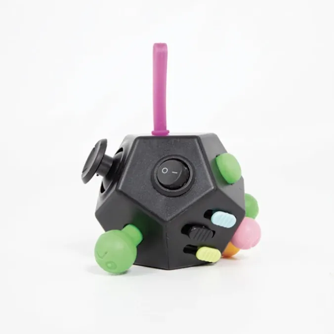 Fidget pentagone noir