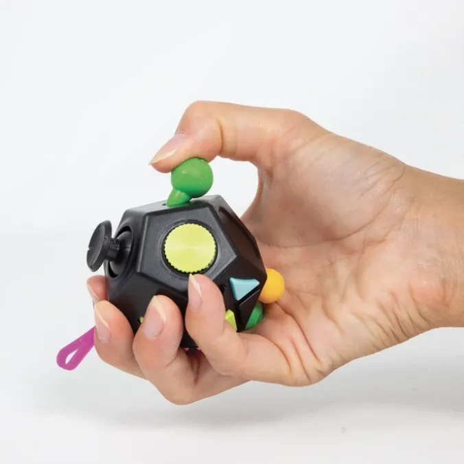 Fidget pentagone noir