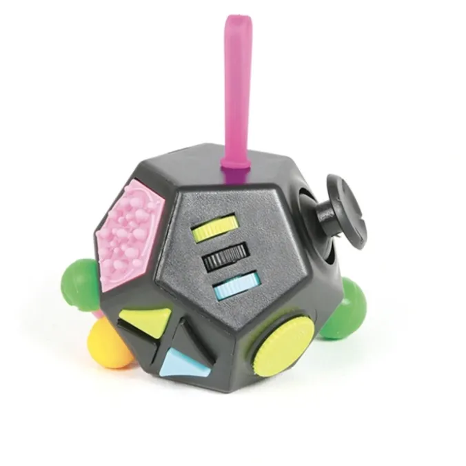 Fidget pentagone noir