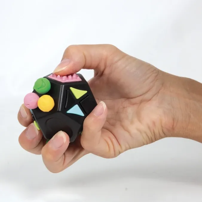 Fidget pentagone noir