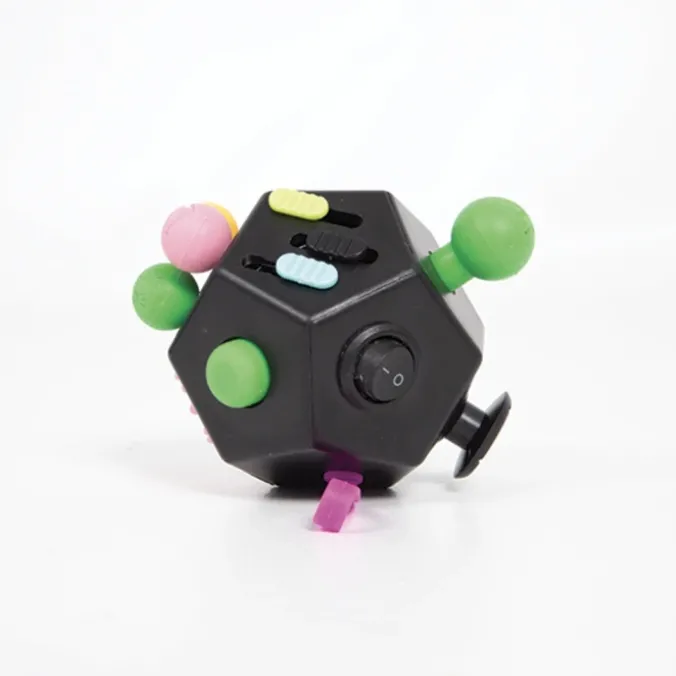 Fidget pentagone noir